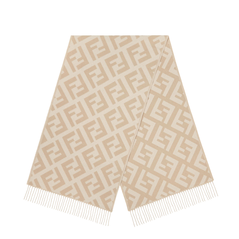 Fendi Ff Cashmere Scarf