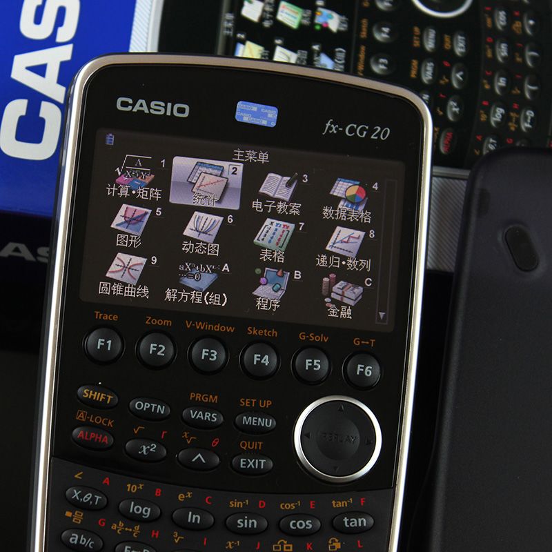 Fx-Cg20 Color Screen Graphic Programming Calculator Sat/Ap/Ib Exam Overseas Chinese and English Computer Calculator