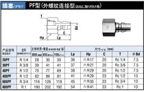 Original Japan Japan Japan Machinery 20PF30PF40PF20SF30SF40SF Fast Coupling NITTO
