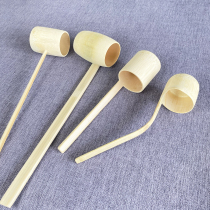Handmade natural bamboo wine raisin spoon boiling water spoon brine quantitative spoon tea making bamboo water spoon wine spoon customized size