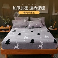 doanh nghiệp giường nhung san hô bedspread mảnh duy nhất của dày flannel ấm mùa đông bộ Simmons nệm của khăn trải giường 1.8m cộng nhung - Trang bị Covers Ga phủ giường Everon