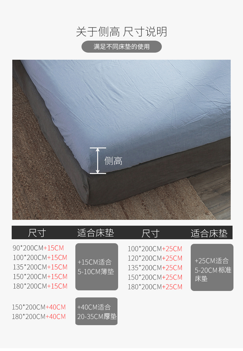 Khăn trải giường bằng vải bông Khăn trải giường bằng vải cotton đơn Nhật Bản Khăn trải giường Simmons 1,2 / 1,8m bao gồm tất cả các loại khăn trải giường mùa hè - Trang bị Covers Ga chun chần Everon