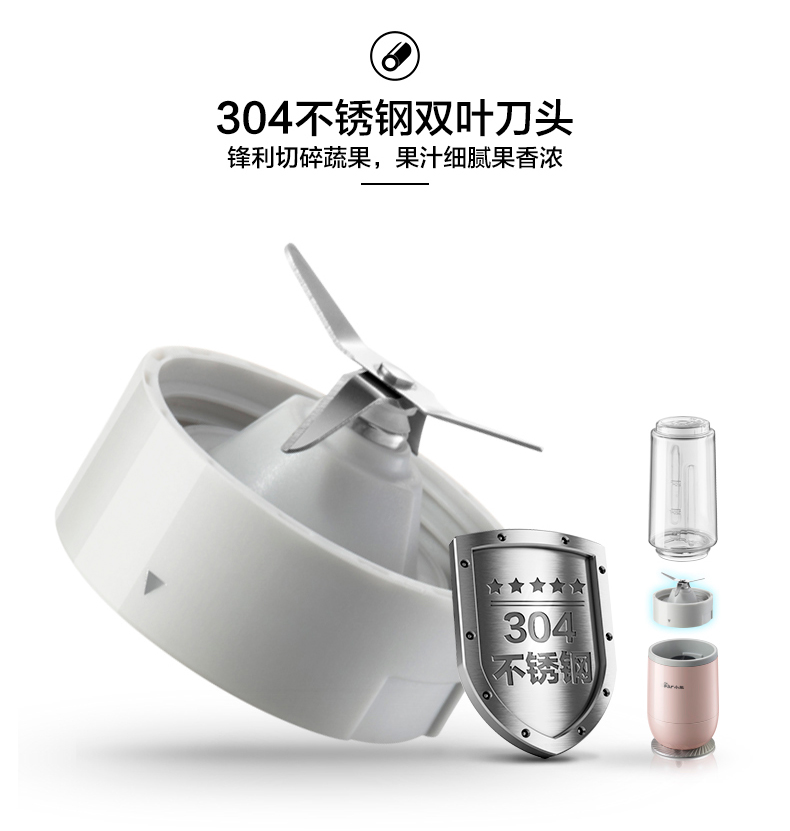 máy sinh tố Máy ép trái cây gia dụng mini trái cây và rau quả cốc nước ép sinh viên nhỏ cầm tay đa năng máy xào nước sốt may xay