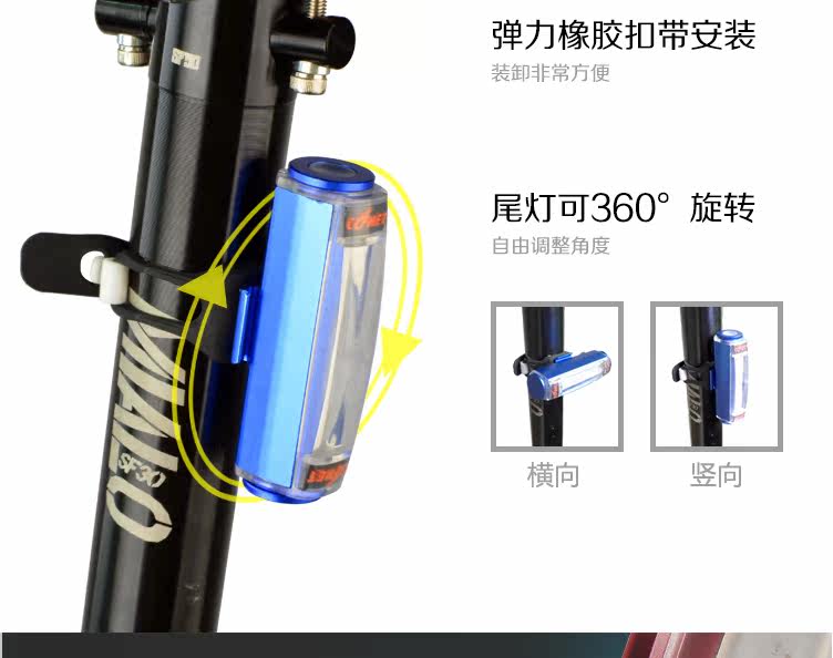 Eclairage pour vélo MINAS - Taillights - Ref 2400187 Image 13