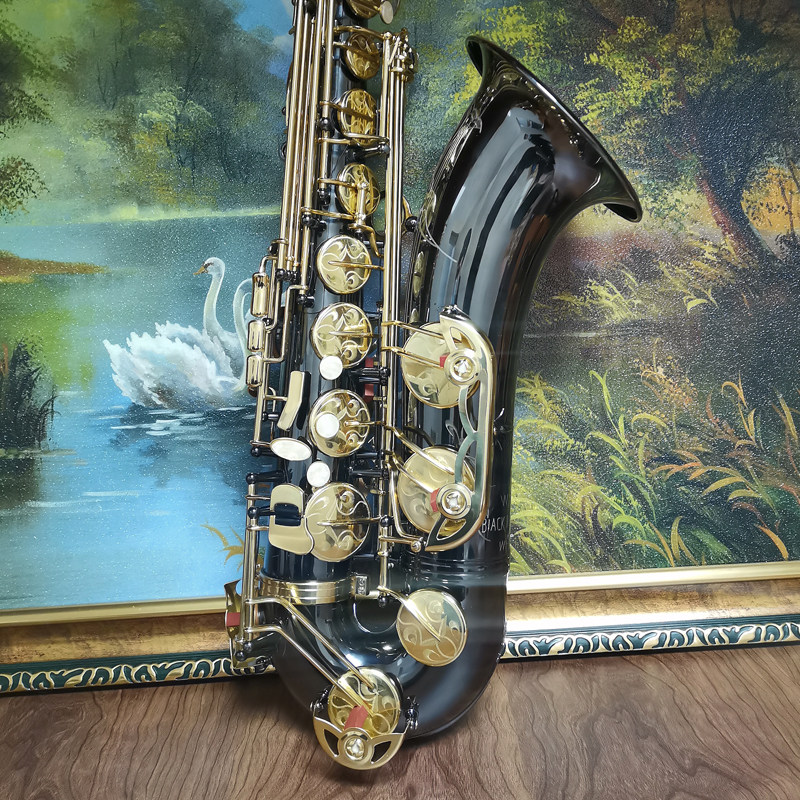 French Delake sub - middle - sound bronze saxophone tube musical instrument degraded B - tuning beginning adult playing level