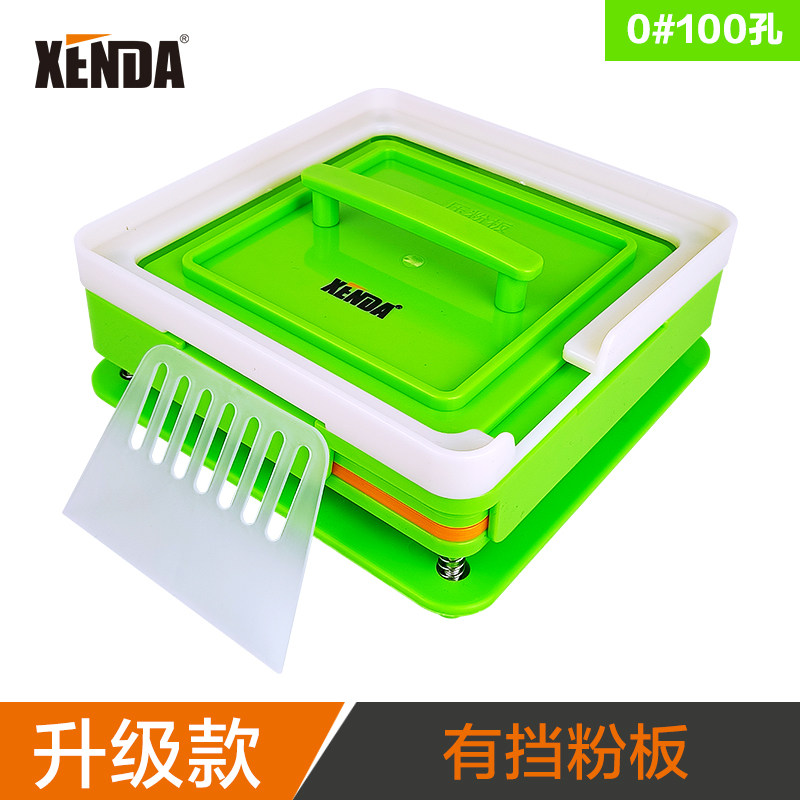 0# Capsule Shell Filling Board 100-hole Capsule Shell Filling Machine Capsule Skin Filling Board Household Powder Filler