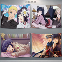 Naruto hanging cloth background cloth Chita Naruto animation two-dimensional decorative cloth dormitory wall custom big flag