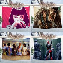 Singularity ins hanging cloth background film poster bar dormitory living room background wall decoration cloth wall decoration custom