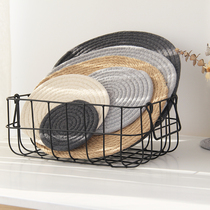 Thickened Dining Mat Insulation Mat Cotton Dining Mat Insulation Mat Table Mat Handcrafted Anti-Burn Insulation Pan Mat Bowl Tray Cushion Cup Mat