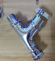 Kunquan all-copper hand twist stool Flushing Valve squatting toilet flushing valve switch factory price direct sales