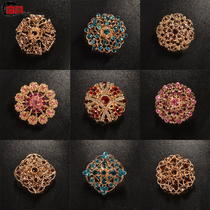 Anti-light rhinestone brooch shirt corsage summer dress fixed cheongsam sweater fashion personality ins pin