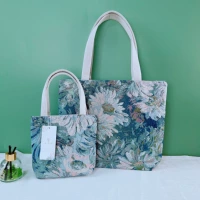 Monet Garden Medium [30*35]+Отправить ту же самую сумку для мобильного телефона