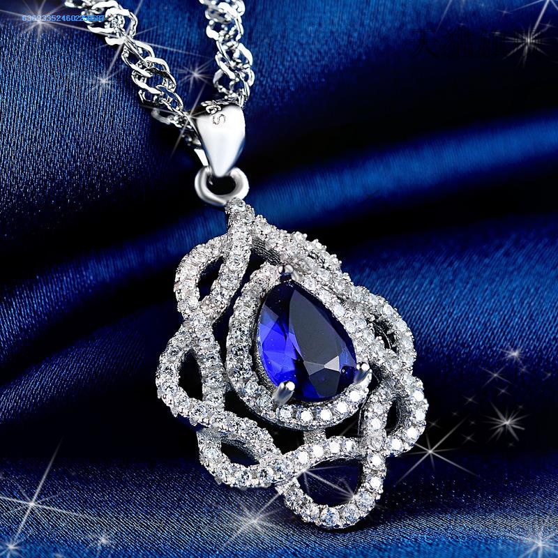 Trill paragraphs with TK925 silver red charity necklace with web celebrity female ceramic contracted male spring is small