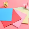 Origami suit square a4 thick cardboard paper cut book handmade paper material kindergarten thousand paper crane folding large sheet children's 80g origami wholesale office diy color production paper