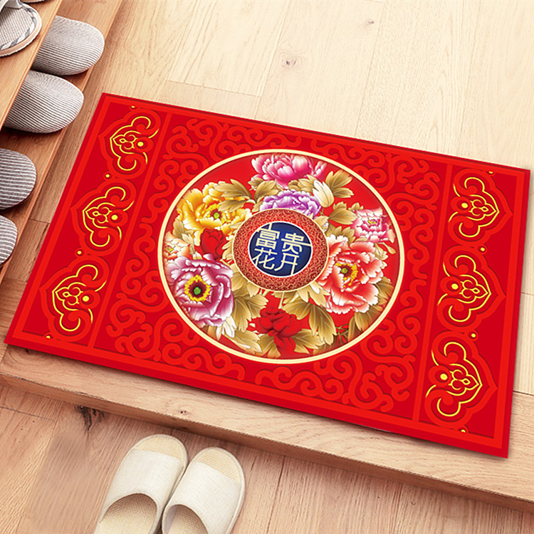 Nhà lễ hội truy cập an toàn pad cửa mat thảm đỏ phòng ngủ cửa bếp thấm pad pad thảm chùi chân khách sạn