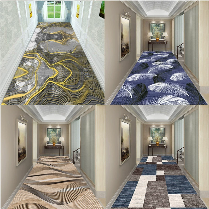 Có thể cắt ra khỏi khách sạn, đầy chăn hành lang, thảm phòng khách hiện đại đơn giản, hiên lối đi kiểu Bắc Âu, thảm cầu thang - Thảm