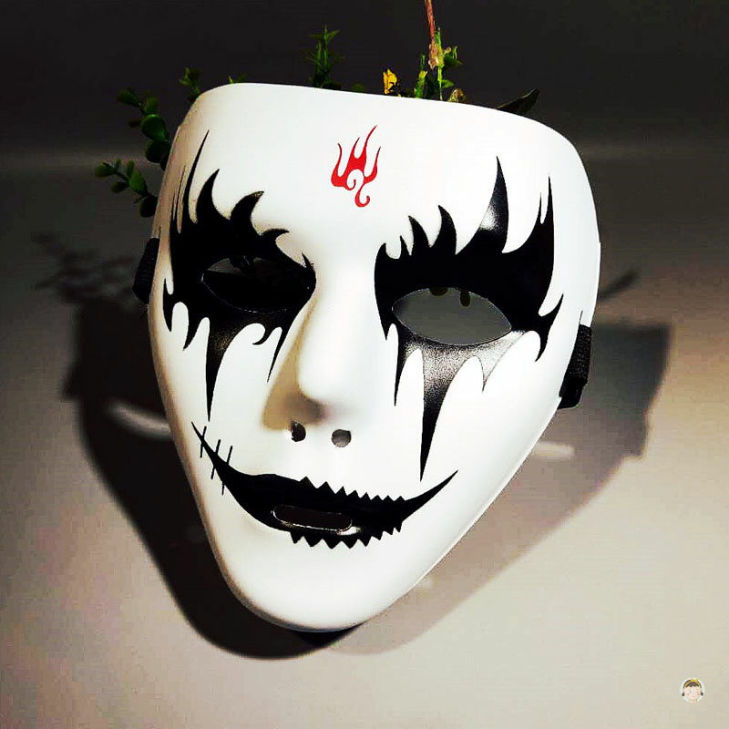 Mask Masculine face Adults full face Halloween Gold Christmas Literal Horror Street Dance Clown Decorations Men And Women Smile
