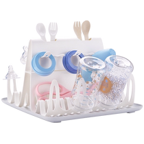Little Elephant Colorful Multifunctional Bottle Drying Rack Childrens Storage Drain Rack Baby Bottle Drying Rack