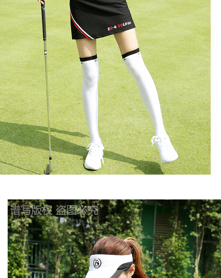 Mùa thu đông 2018 Quần áo golf ZG-6 Quần áo bóng golf nữ phù hợp với áo sơ mi dài tay Váy áo thun úi đựng gậy golf mini ping	
