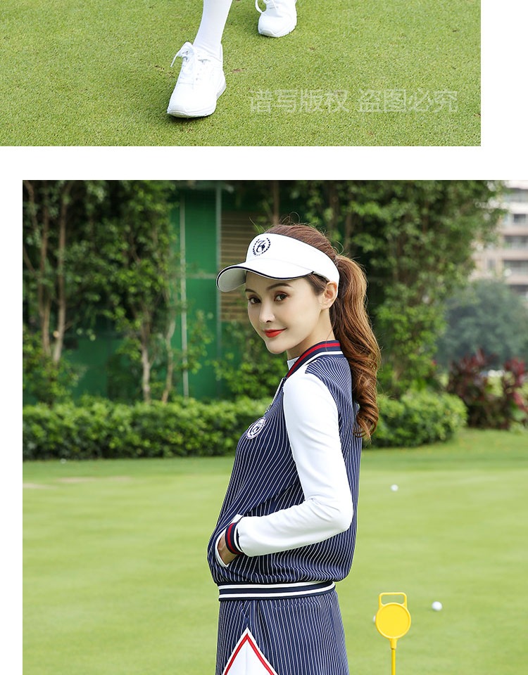 Trang phục golf nữ ZG-6 mới 2018 Quần áo nữ dài tay phù hợp với mùa thu đông găng tay dài chống nắng