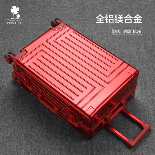 Металлический универсальный чемодан, алюминиево-магниевый сплав, 26 дюймов