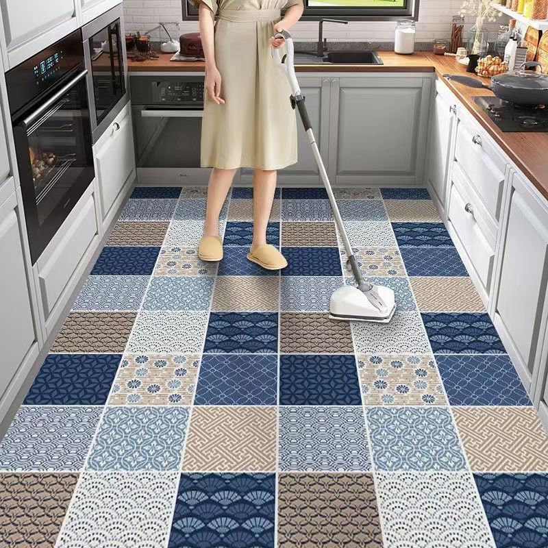 Kitchen Floor Mats Cover Large Areas, Are Stain-Resistant, Soundproof, Fully Covered, Absorbent Mats, Diatom Mud, Wipeable, Non-Slip Kitchen Floor Mats