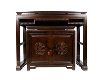 Wenli Buddha has a Lotus for the table Ebony for the table the Eight Immortals Table 88 108 128CM wide