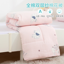 Gauze cotton quilt Childrens quilt Newborn baby quilt Baby kindergarten quilt quilt core Napping spring and autumn