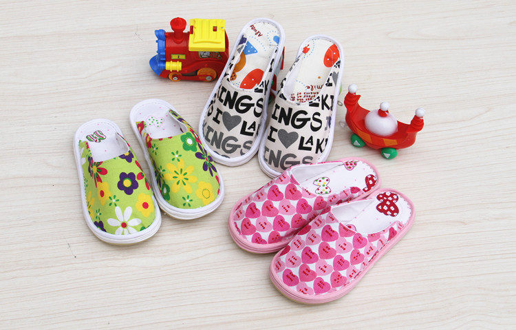 Pantoufles enfants en coton - semelle Melaleuca - Ref 986747 Image 15