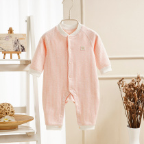 Baby One-piece Clothes Spring Autumn Winter Pure Cotton Newborn Clothes 0-3 Months 6 Long Sleeves Thin sex baby Harvest pyjamas