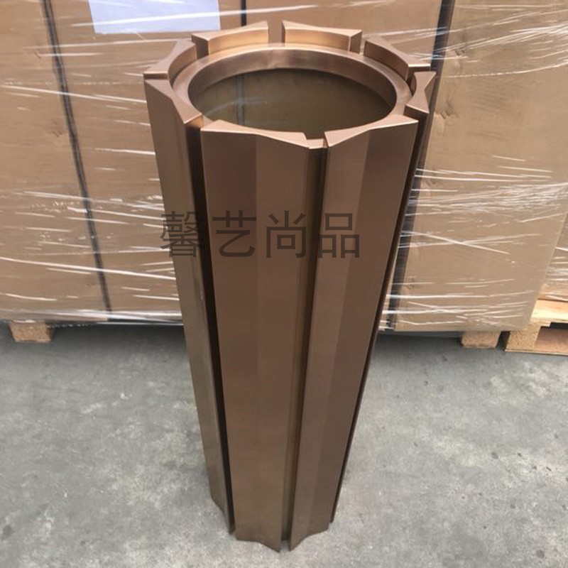 Stainless Steel Vases New Metal Flower Bowl Creativity New Florator Ground Large Vase Customizable