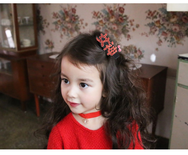 Dễ thương nhân vật Trung Quốc flash vải bên clip phụ kiện tóc trẻ em kẹp tóc nữ bé bangs clip cô gái kẹp tóc kẹp đầu trang sức - Phụ kiện tóc phụ kiện tóc ngắn