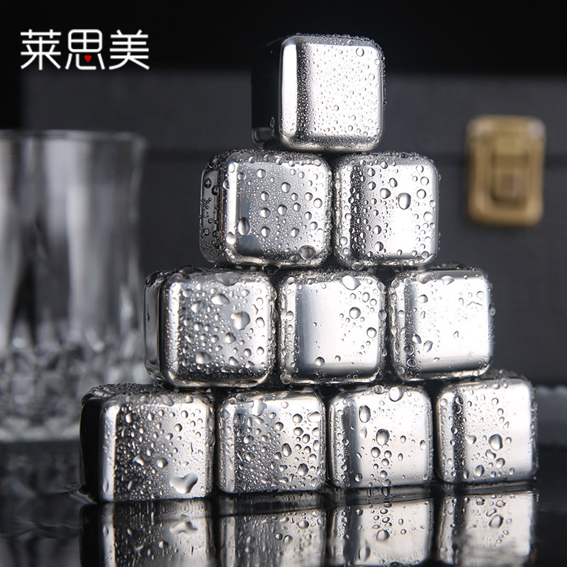 304 stainless steel ice cubes metal ice wine stone frozen steel whisky without melting ice-grain ice-town theyfumbling ice-clips