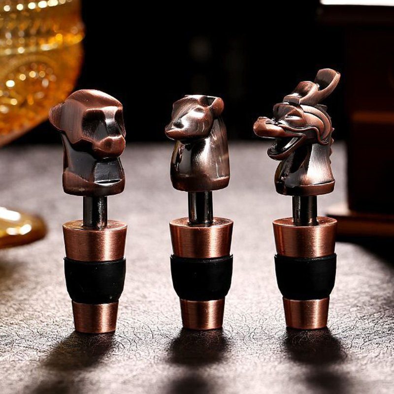 Twelve Zinc - Shaw Wine Cover Zinc - alloy Wine plug Champagne - Wine Fresh Plug