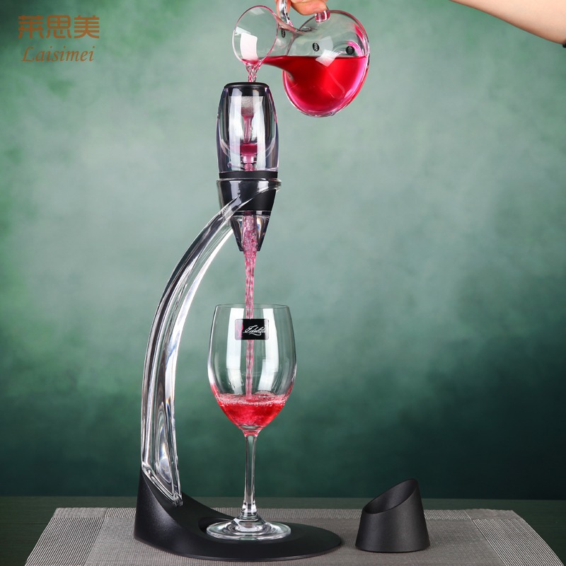 Leth beauty magic acrylic decanter Decanter Suits Pour Wine Instrumental Wine Furniture Set Gift Quick Decanter