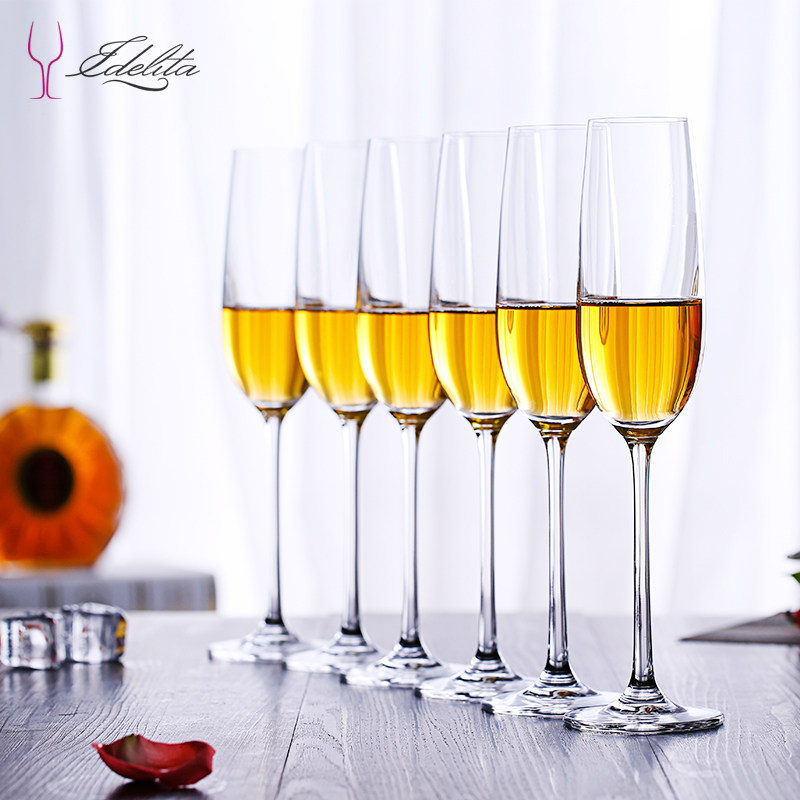 Iderita glass lead-free crystal creative champagne cup goblet sweet glass sparkling sparkling wine cocktail glass