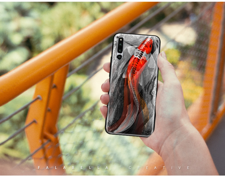 Farabella Huawei vinh quang Magic2 vỏ điện thoại di động nam 7p cá tính sáng tạo iPhone XS Max kính 7 thủy tinh thương hiệu 8 Apple X mới 8plus bao gồm tất cả chống rơi 7plus bảo vệ xr