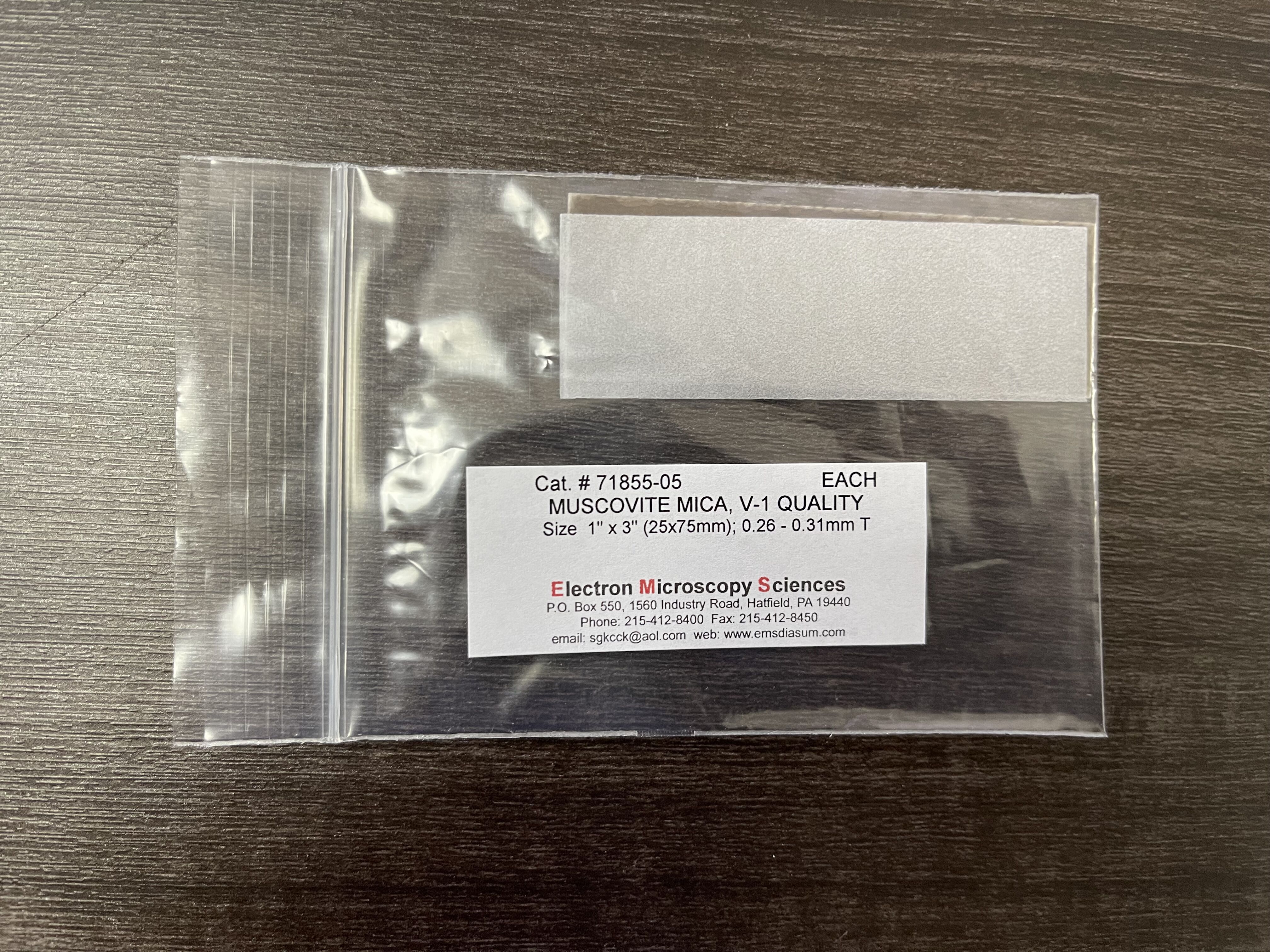 EMS云母片71855-05 AFM电镜基底片25*75mm