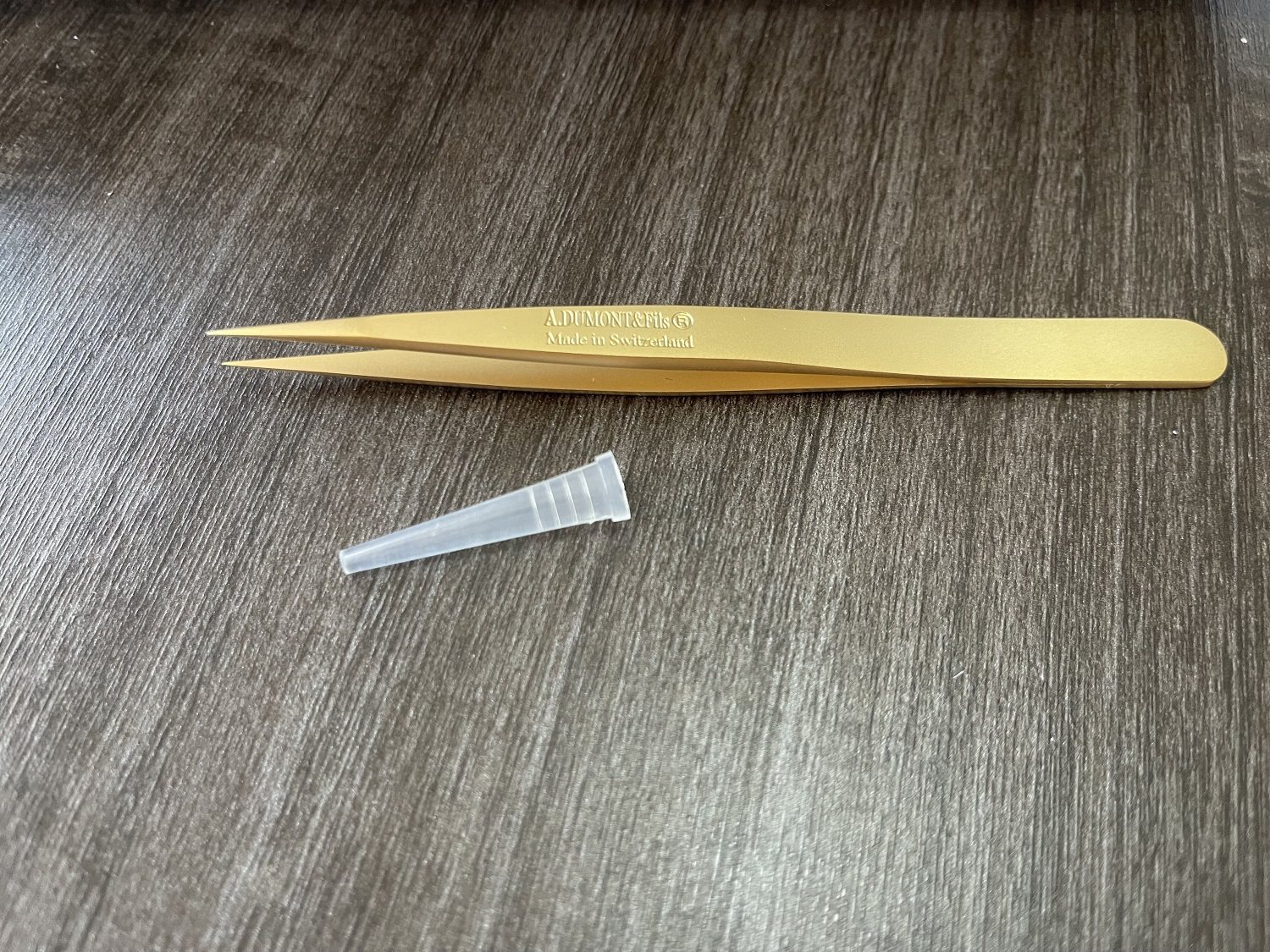 瑞士Dumont镊子5306-2AM-PS进口黄铜钟表维修精细镊子