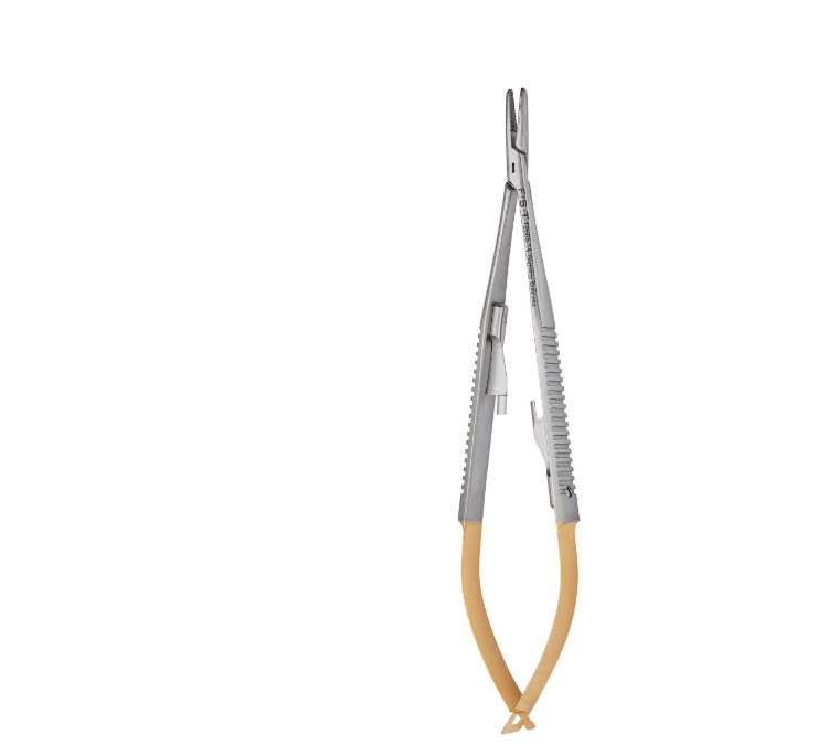 FST持针钳12565-14 Castroviejo with Tungsten Carbide Jaws