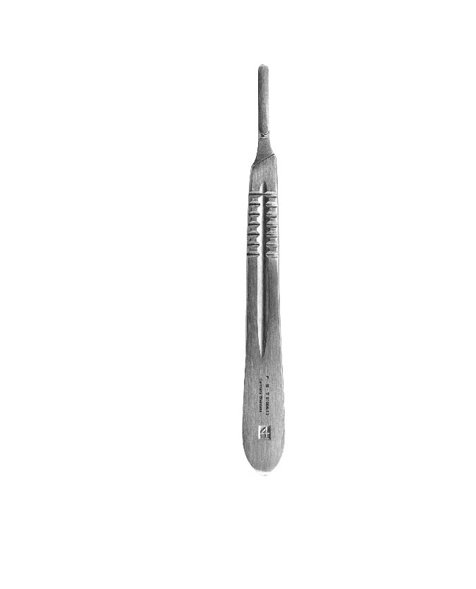 德国制造FST 91004-13手术刀柄 医用Scalpel Handle #4学生练习用刀柄