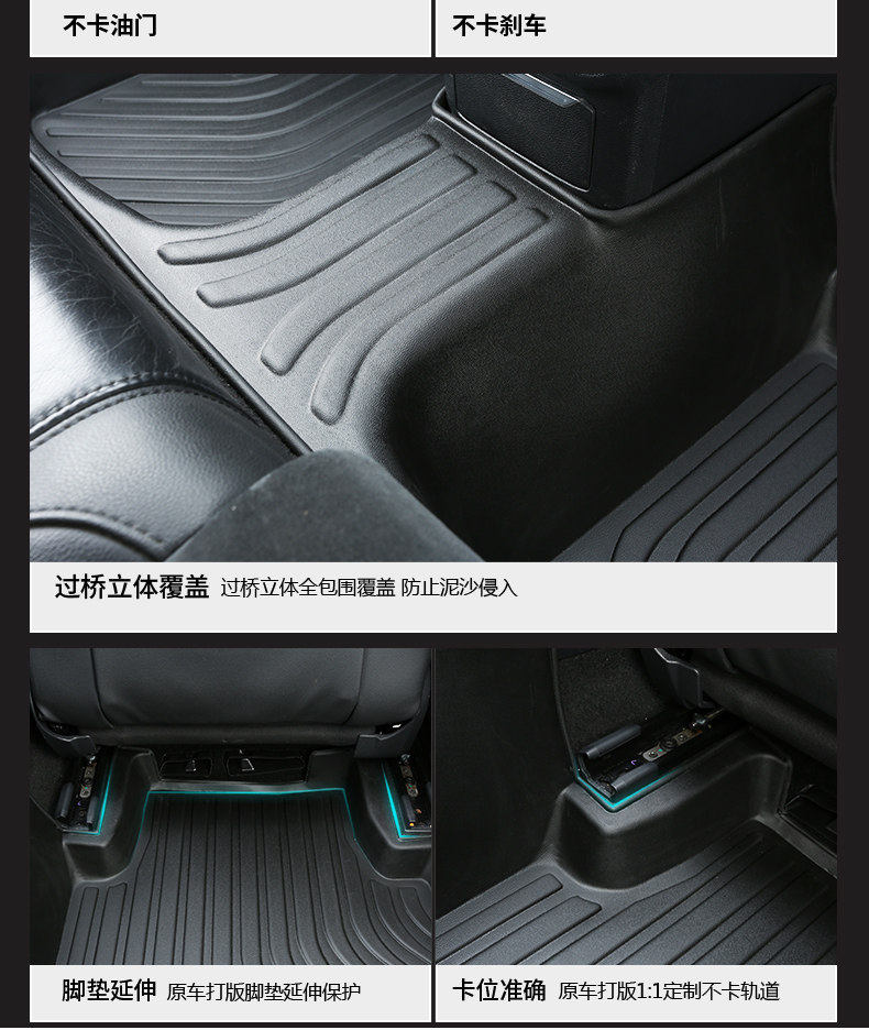 Dedicated to FAW Toyota Corolla Foot Pad tpe Waterproof New and Old 1.2T Double Engine 12 Generation 1.5L Car Foot Pad