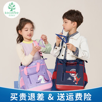 KK Tree Primary School Students Tutorial Bags Children Supplementary Lessons Handbag Boys Girls Schoolbags Cashier Bags Diagonal Satchel Handbag Carry-on Bags
