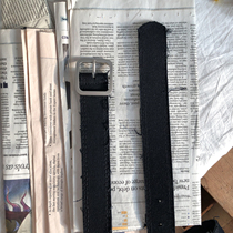  19studio Korea ulzzang Harajuku style raw edge simple trend Hong Kong flavor wild needle buckle belt men and women