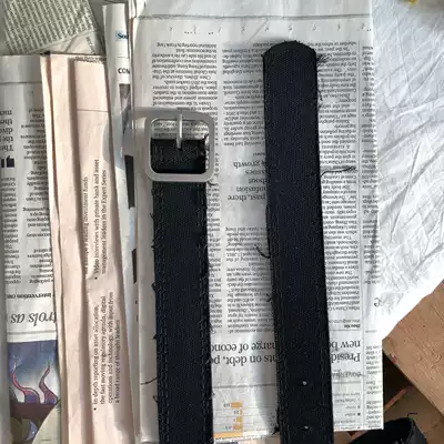 19studio Korean ulzzang Harajuku style burrs simple tide Port flavor Joker buckle belt men and women