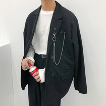 19studio Nets Red Tide West Suit Mens Singles West Youth Casual Handsome Korean Edition Loose Suit Jacket Man