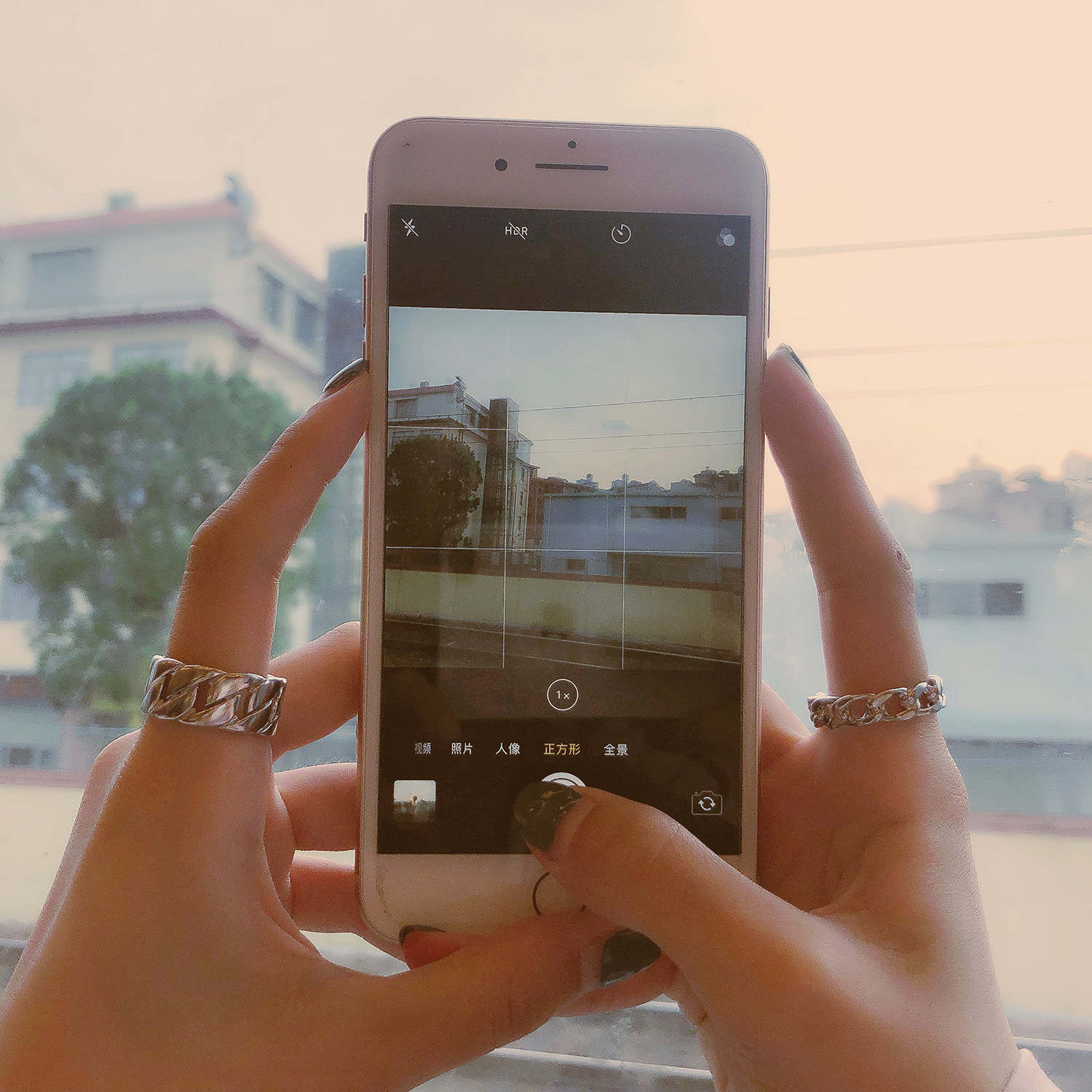 19studio Korean version of the chain ring titanium steel jewelry simple neutral style student couple versatile ins ring men and women