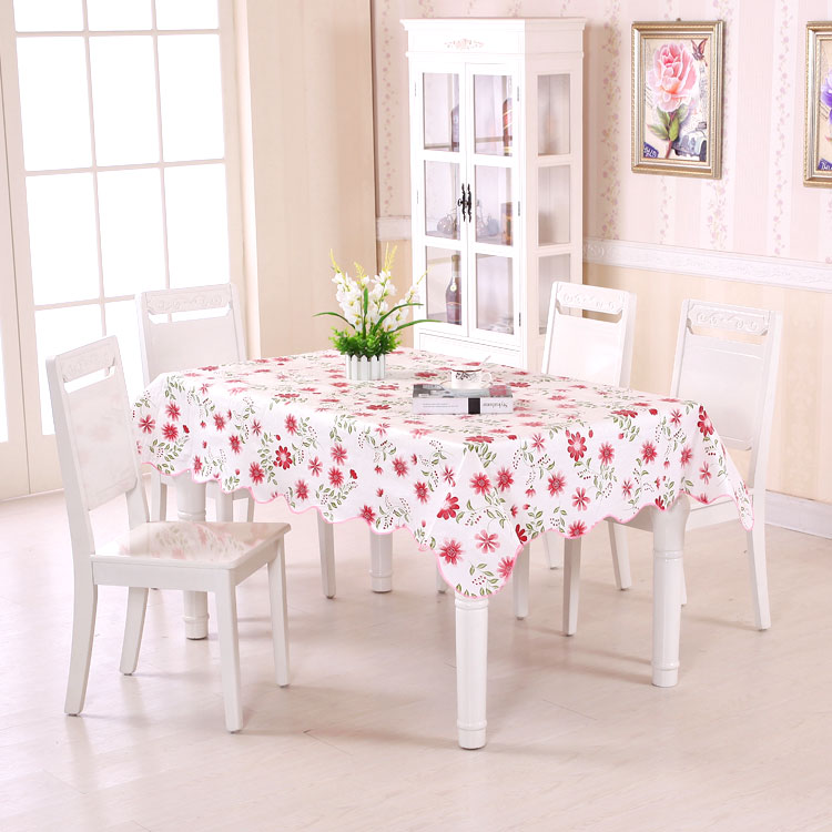 Dùng một lần bàn tròn khăn trải bàn tròn với nước và dầu bằng chứng PVC Hotel Restaurant vuông vuông hình chữ nhật vải bàn cà phê - Khăn trải bàn khăn trải bàn decor