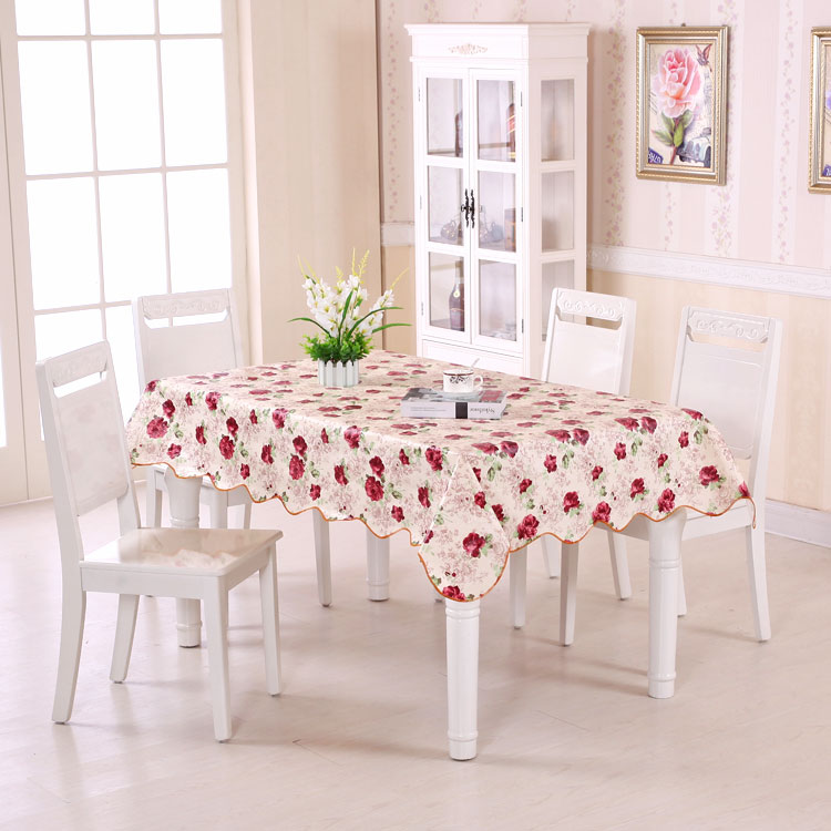 Dùng một lần bàn tròn khăn trải bàn tròn với nước và dầu bằng chứng PVC Hotel Restaurant vuông vuông hình chữ nhật vải bàn cà phê - Khăn trải bàn khăn trải bàn decor