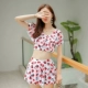 Áo tắm nữ xẻ hai mảnh bảo tồn mỏng bụng giảm béo kiểu váy cỡ lớn gợi cảm tụ tập nhỏ áo tắm mùa xuân nóng bỏng